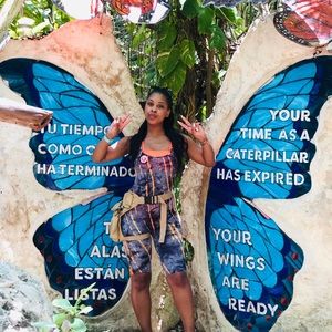 Multicolor tank top romper